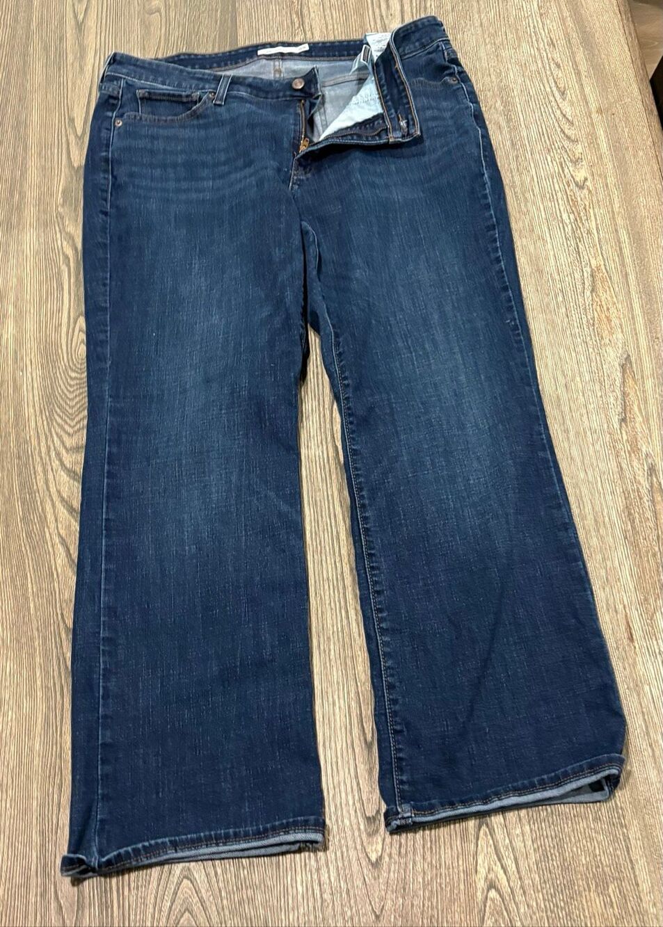 Levi's Strauss & Co. Women's Whisker 415 Classic Bootcut Jeans Blue Size 18W